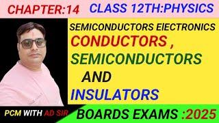 "Conductors, Semiconductors, and Insulators Explained |Physics Made Easy"|Class 12|CBSE|NEET|2025