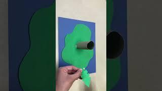 3D ️ Art Idea for Preschooler Teachers and Parents! #shorts #3d #island