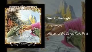 Helloween - "WE GOT THE RIGHT" (Official Audio)