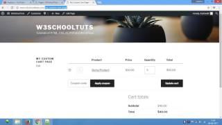 How to Create Custom WooCommerce Cart Page