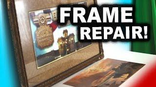 How to fix an old damaged frame - DIY