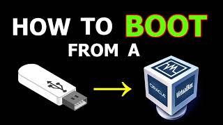 How to boot from a USB flash drive to VirtualBox without third party programs | EdNic109