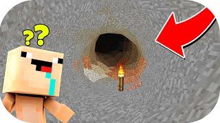 BEBE NOOB JUEGA MINECRAFT PERO NO HAY CUBOS  EL MUNDO DE BEBE NOOB ES REDONDO EN MINECRAFT TROLL