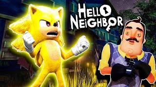 HELLO SUPER SONIC (Movie Version) | Hello Neighbor Mod