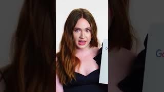 Karen Gillian doing nebula voice #karengillan #interview #nebula #guardiansofthegalaxy #shorts