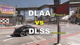 Cyberpunk 2077 - DLAA vs DLSS (v3.7.10 dll files, Preset-E)
