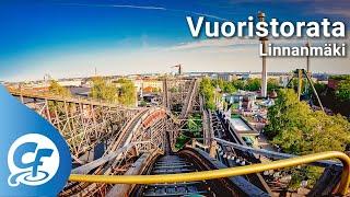 Vuoristorata front seat on-ride 5K POV @60fps Linnanmäki Linnanmaki