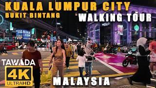 Kuala Lumpur city - BUKIT BINTANG walking tour - MALAYSIA 4K UHD