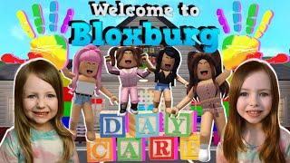 WELCOME TO BLOXBURG DAYCARE! LAILA & MELAINA ROLEPLAY (ROBLOX) RP