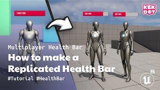 How To Make a Replicated Health Bar | Multiplayer | Beginner Blueprint Tutorial | Unreal Engine 5