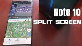 Samsung Galaxy Note 10 Split Screen Multitasking Feature