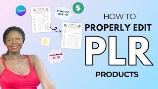 How to Edit PLR Products like a Pro & Make More Sales on Etsy!