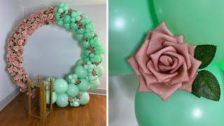Hoop With Balloons & Flowers