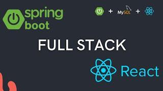 Full Stack web application using Spring Boot and React | REST API |  MySQL | React Hooks