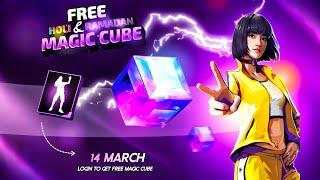 Holi Special Free Magic Cube Event | lol emote return | free fire new event | ff new event