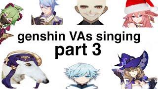 genshin VAs singing (part 3)