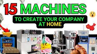 15 Easy-to-Import Machines from CHINA to Start YOUR BUSINESS from Home and MAKE MONEY