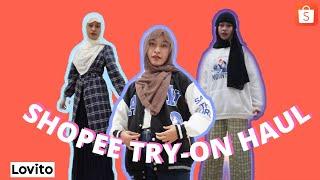 SHOPEE HAUL MALAYSIA( Hoodie , Sweatshirt, Dress , Jacket ) | LOVITO