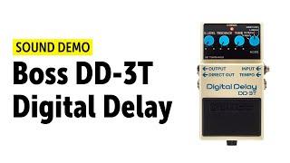 Boss DD-3T Digital Delay - Sound Demo (no talking)