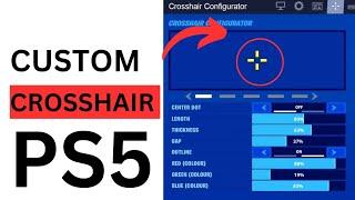 How to you get a Custom CROSSHAIR in Fortnite PS5