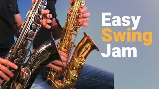 Easy Swing Saxophone Jam for Absolute Beginners