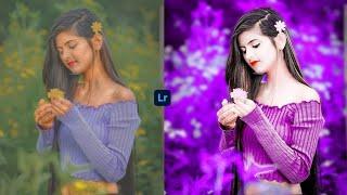 Purple Tone Lightroom Preset | Lightroom Editing Tutorial | 599