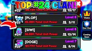 I Reached TOP #24 Clan LEADERBOARD & Clan LEVEL 10 In Roblox Planet Destroyers!