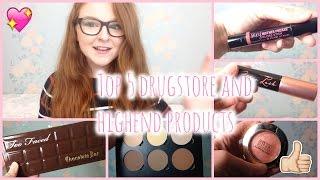 Top 5 Drugstore and High End Makeup Picks | Eve Doherty