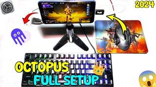 How to play Free fire With Keyboard and Mouse in mobile || Octopus Free Fire Keyboard Mouse Setup