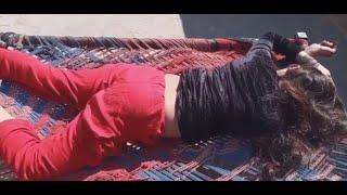 Desi girl sleeping and relaxing after housework