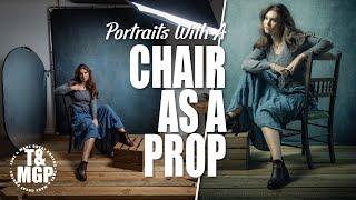 How to Use a Chair as a Prop for Studio Portraits | Take and Make Great Photography with Gavin Hoey