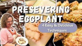 ▶ Eggplant Preservation Day!  4 Methods for Delicious Meals all Winter!!