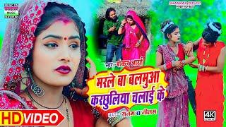 #video - मरले बा बलमुआ करछुलिया चलाई के_#Shankar Aarya_Marle ba balamua_#भोजपुरी हिट धोबी सॉन्ग