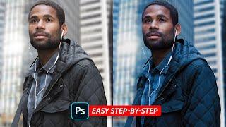 Simple Way To Apply a Cinematic Color Grade in Photoshop!