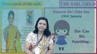 Class VIII | English | Unit VI Save Girl Child | By Prabhawati C Swami