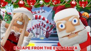 ESCAPE FROM THE EVIL SANTA #roblox #simba