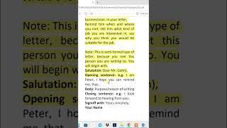 IELTS writing task 1, Letters (tip#2)