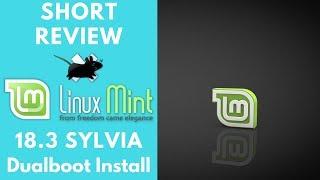 Short Review Linux Mint 18 3 Sylvia XFCE & Install Multipleboot Wih Windows