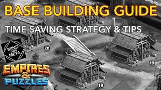 BASE BUILDING GUIDE and TIPS for Stronghold 20 - Empires and Puzzles - Cheap / Free to Play Strategy