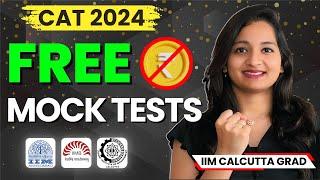 50+ FREE CAT Mock Tests  Score 99+%ile in CAT 2024  