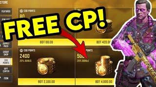 Get free cp in cod mobile | unlimited cod points! | legit way : no credit card required