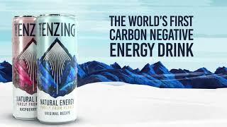 TENZING Natural Energy. The world's first carbon negative energy drink.