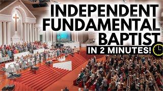Independent Fundamental Baptists Explained in 2 Minutes