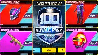 SEASON 16 ROYAL PASS MAXOUT : RP RANK 100 | Full Max 100 RP Season 16