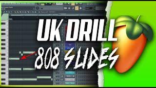 Making Hard UK DRILL 808s & 808 SLIDES in FL Studio! [Quickly]