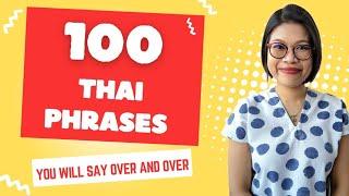 100 Essential Thai Phrases: Your Go-To Thai Lesson #LearnThaiOneDayOneSentence EP122