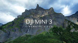 DJI MINI 3 - Cinematic Video, French Alps