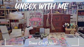 ASMR Unboxing | Temu Craft Haul #temu #temuhaul #temugems