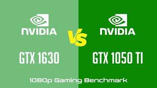 nVidia GeForce GTX 1630 vs nVidia Geforce GTX 1050 Ti - 1080p Gaming Benchmark