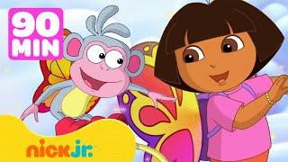 Dora the Explorer | Maratona de Festa à Fantasia com Dora & Botas!  90 Minutos | Nick Jr.
